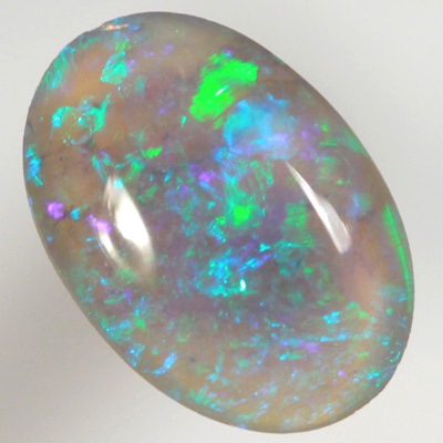 SOLID CRYSTAL OPAL Bright Sparkles of green and turquoise